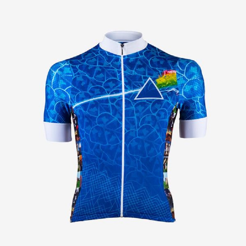 Pink Floyd Light Side Helix Men's Cycling Jersey Pink Floyd Light Side Helix Men's Cycling Jersey
