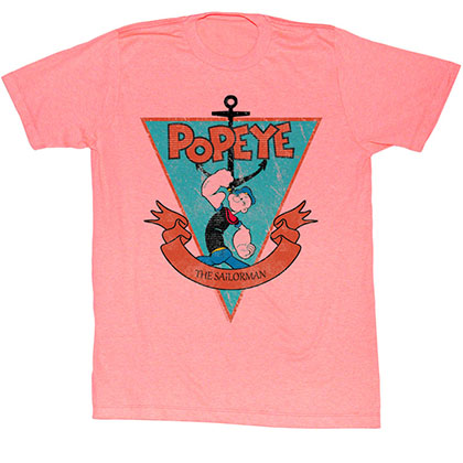 Popeye Sailorman Triangle T-Shirt