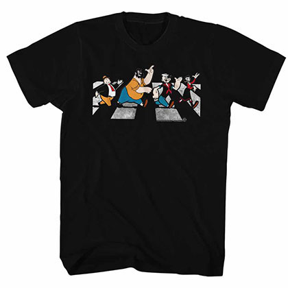 Popeye Crosswalk Black T-Shirt