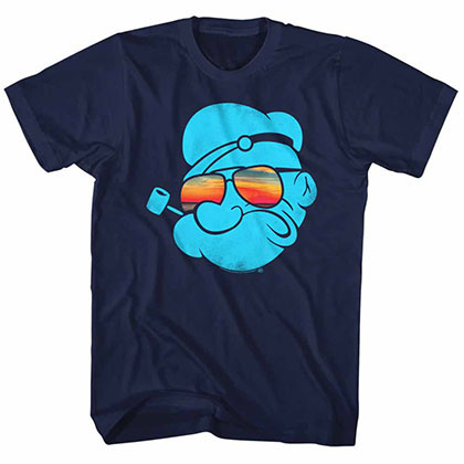 Popeye Aviators Blue T-Shirt