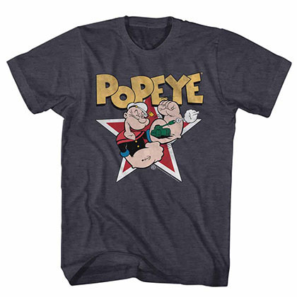 Popeye Popeyestar Blue T-Shirt