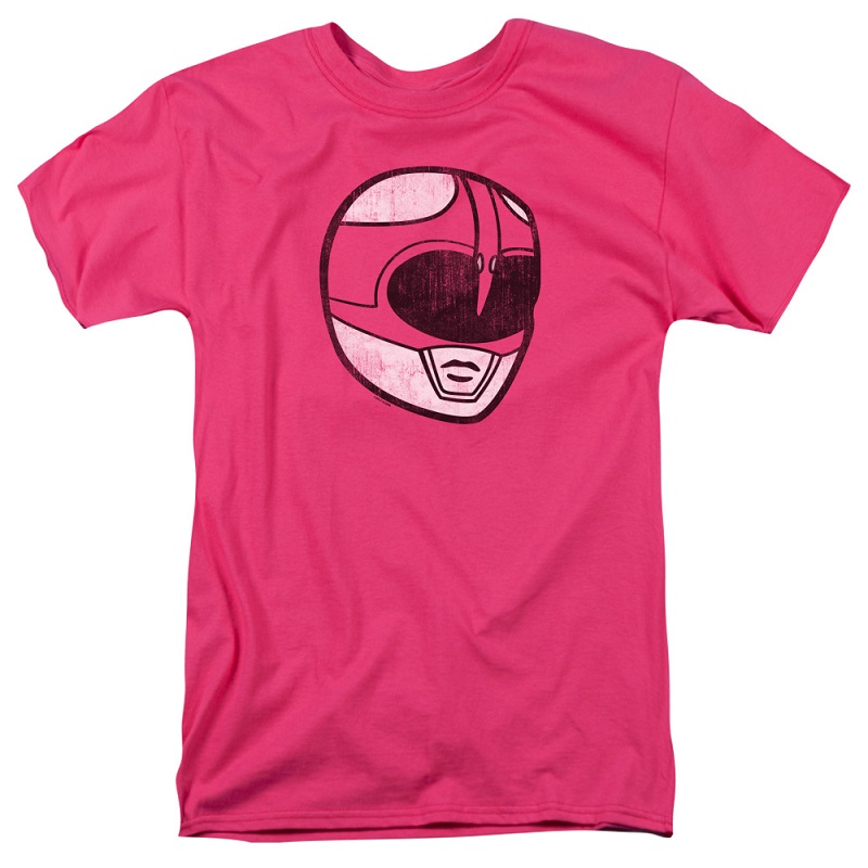 Power Rangers Pink Ranger Helmet Tshirt