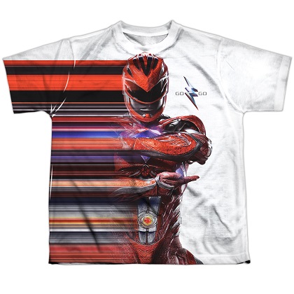 Power Rangers The Movie Red Streak Youth Tshirt