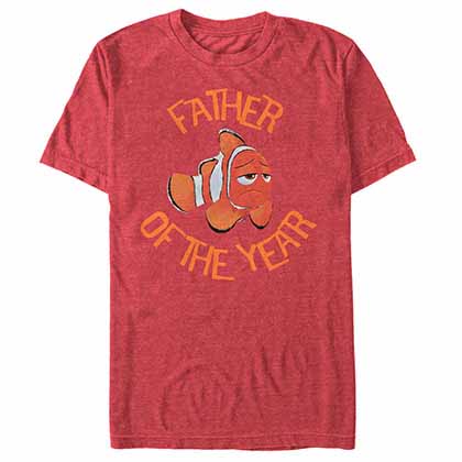 Disney Pixar Finding Dory Father Of The Year Red  T-Shirt