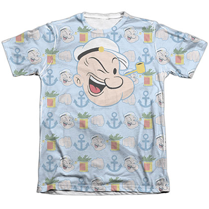 Popeye Symbols Sublimation T-Shirt