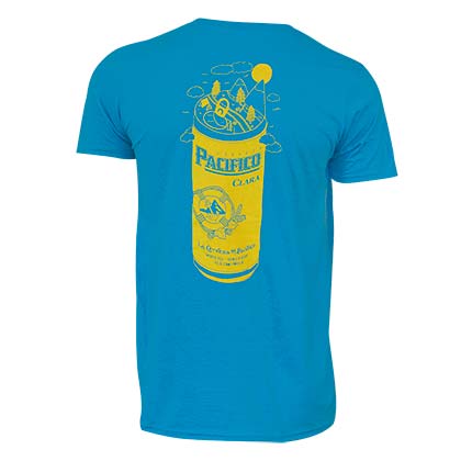 Pacifico Aqua Beer Can Tee Shirt