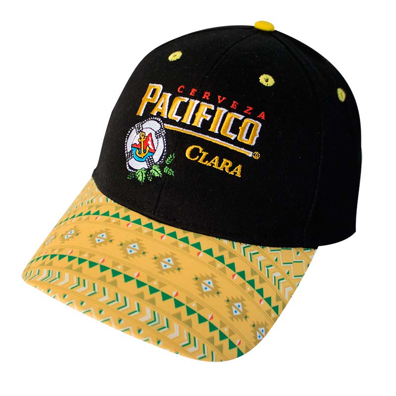 Pacifico Patterned Bill Snapback Hat Pacifico Patterned Bill Snapback Hat