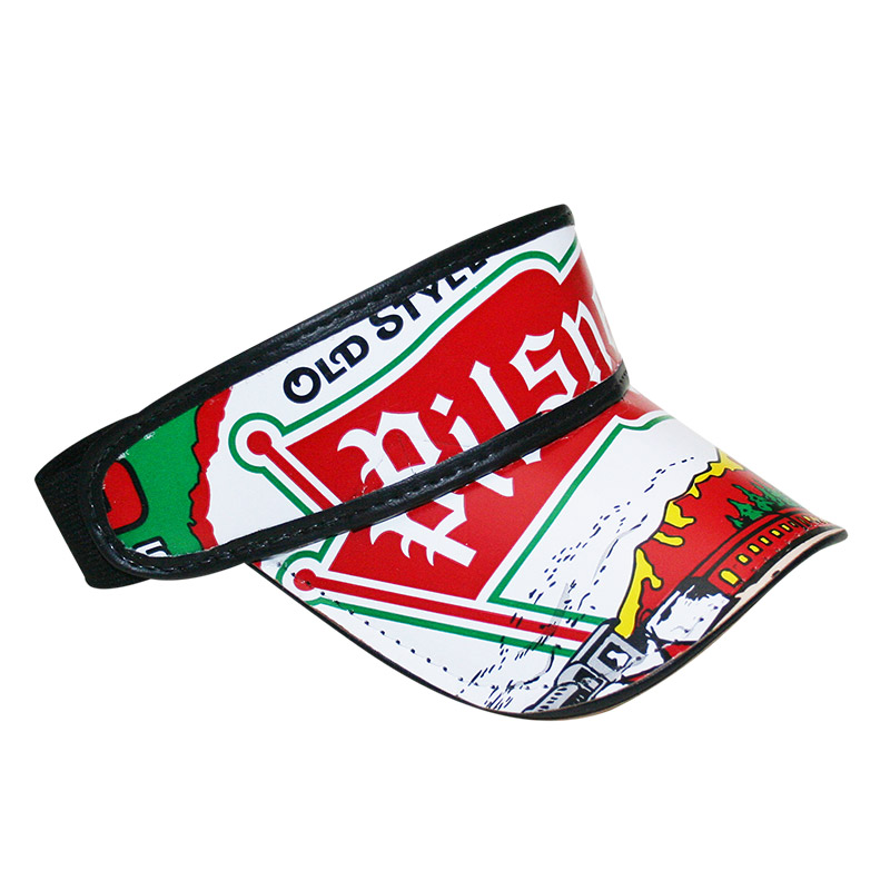 Old Style Pilsner Beer Box Visor Hat FREE SHIPPING