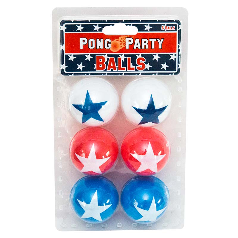 Patriotic Pong Party Beer Pong Ball Pack Patriotic Pong Party Beer Pong Ball Pack
