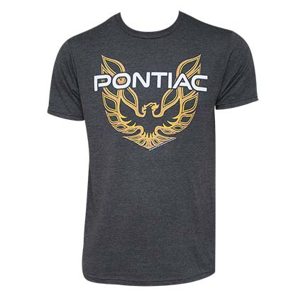 Pontiac Logo Gray Tee Shirt