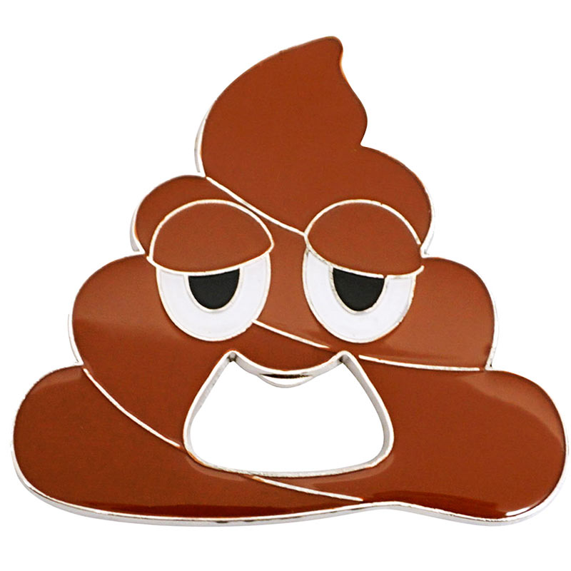 Poop Emoji Metal Bottle Opener Poop Emoji Metal Bottle Opener