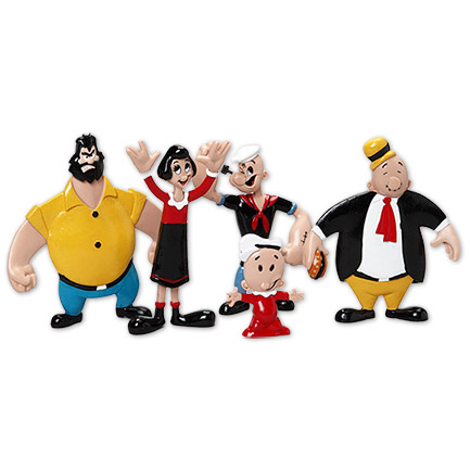 popeye bendable figures