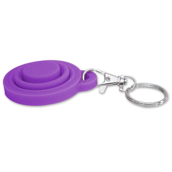 Poppin Shots Collapsible Shot Glass Keychain WearYourBeer.coim