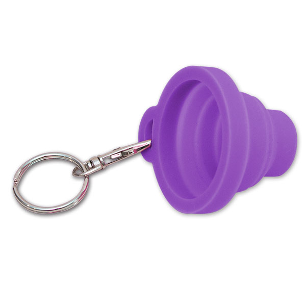 Poppin Shots Collapsible Shot Glass Keychain WearYourBeer.coim