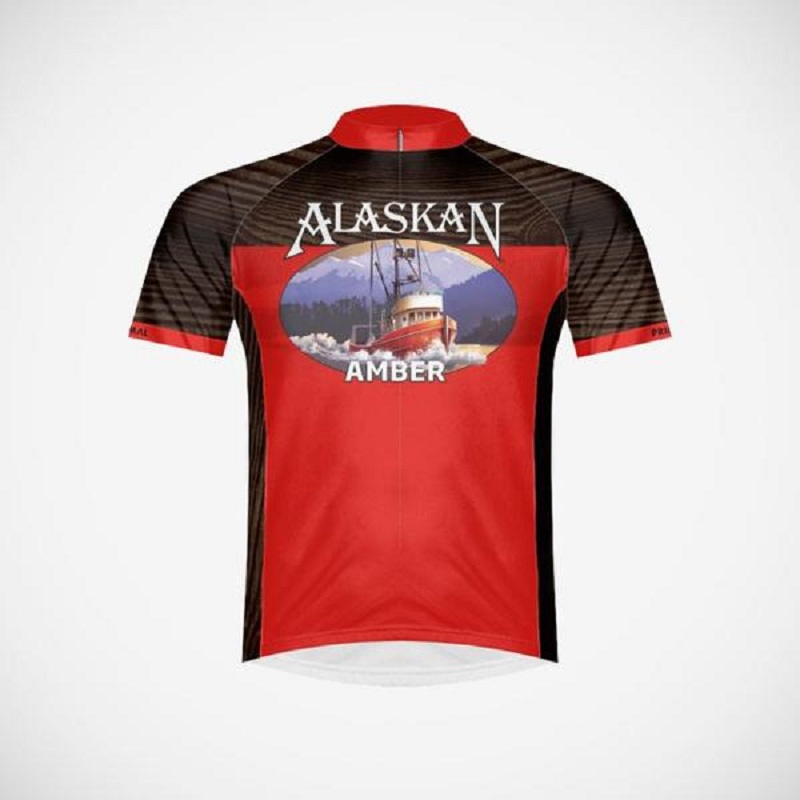 Alaskan Amber Ale Men's Cycling Jersey Alaskan Amber Ale Men's Cycling Jersey