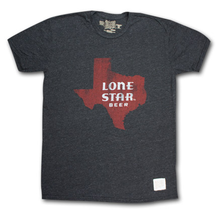 Lone Star Faded Texas Retro Vintage Black  Blend T Shirt