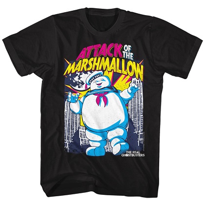 Ghostbusters Attack of the Marshmallow Man Tshirt