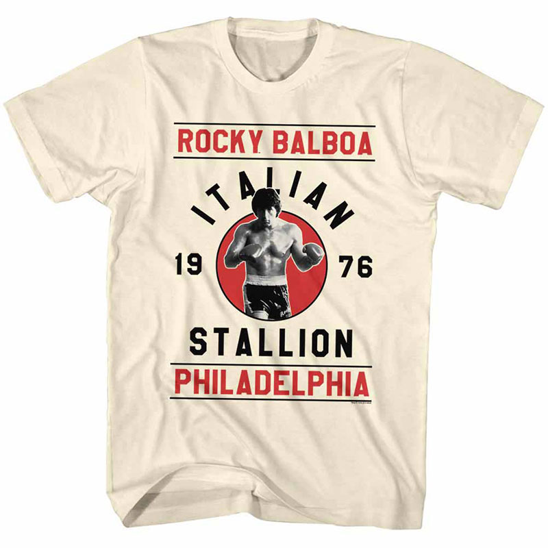 Rocky Rocky Balboa Off White Tee Shirt