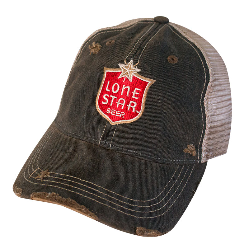 Lone Star Beer Distressed Trucker Hat Lone Star Beer Distressed Trucker Hat