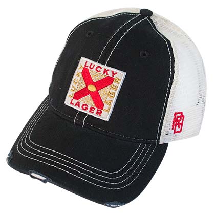 Lucky Lager Vintage Mesh Hat