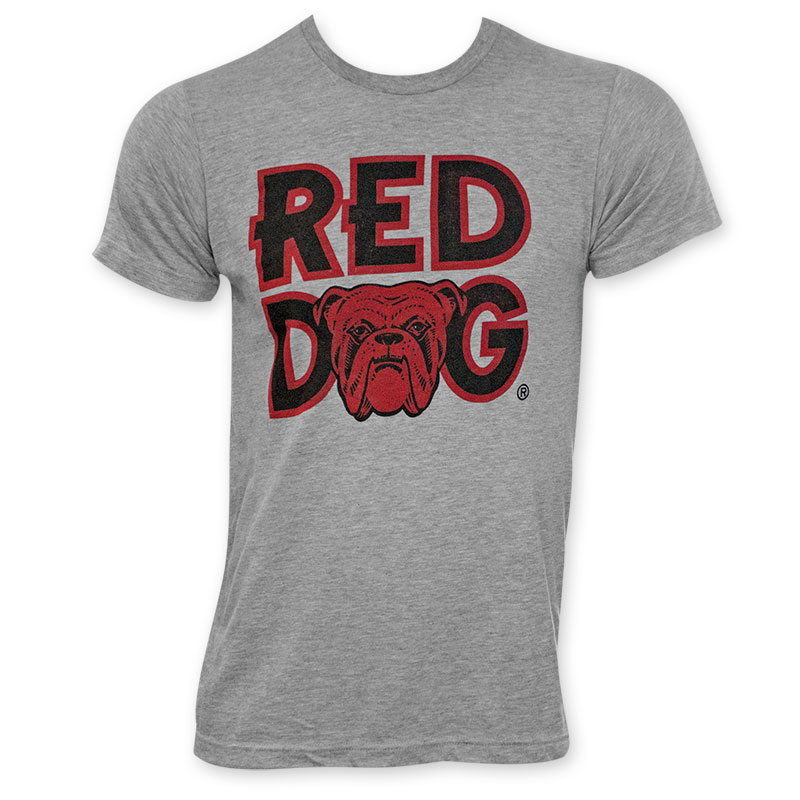 Red Dog Classic Logo Men's Grey TShirt