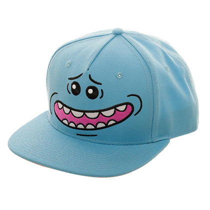 Rick And Morty Mr. Meeseeks Smile Snapback Blue Hat