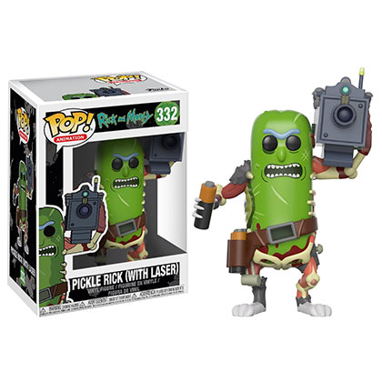 Rick and Morty Pickle Rick with Lasers Funko Pop Vinyl Figure