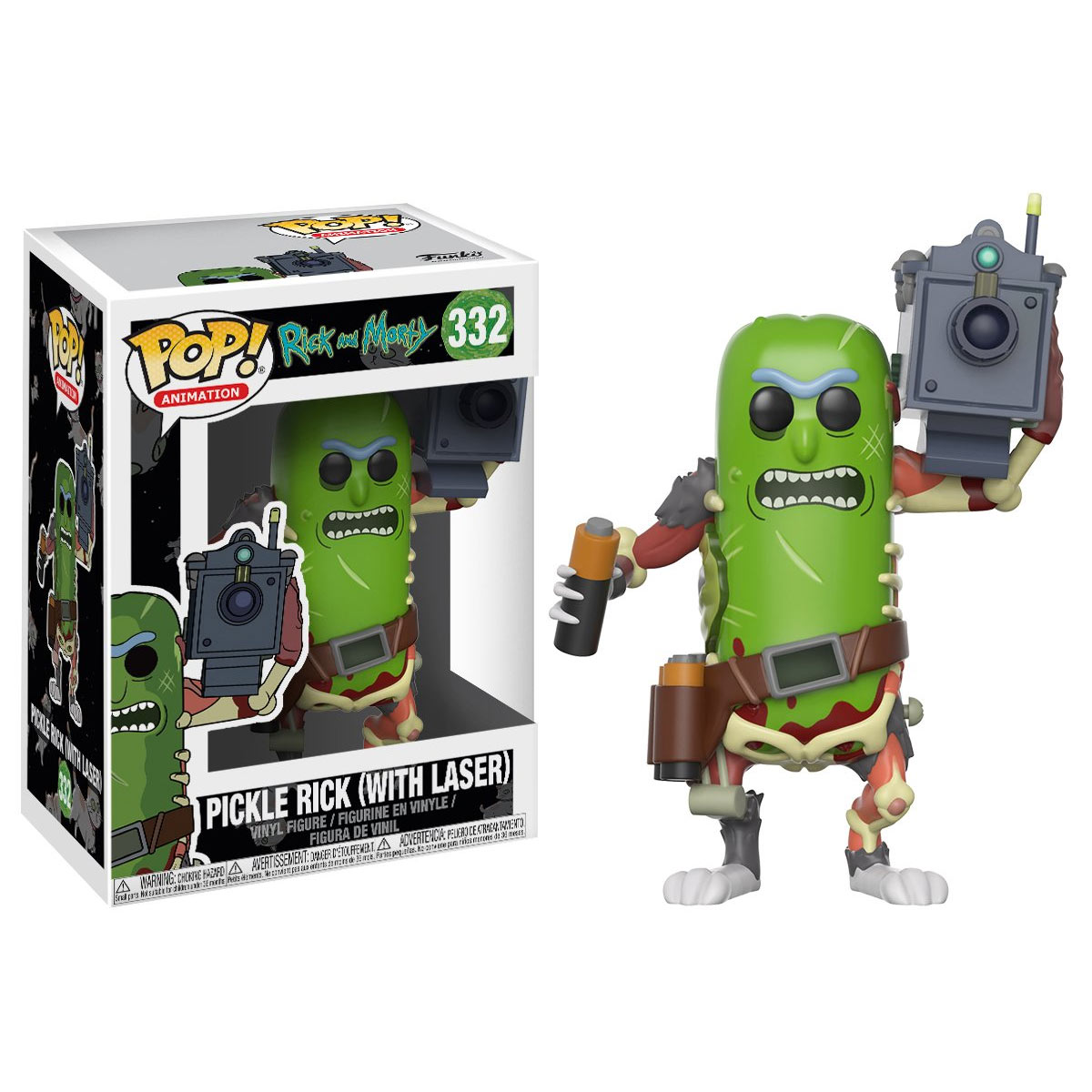 Rick and Morty Pickle Rick with Lasers Funko Pop Vinyl Figure Rick and Morty Pickle Rick with Lasers Funko Pop Vinyl Figure
