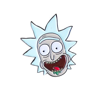 Rick And Morty Screaming Rick Lapel Pin