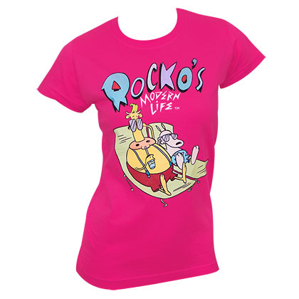 Rocko's Modern Life Women's Sunbathing Tee Shirt