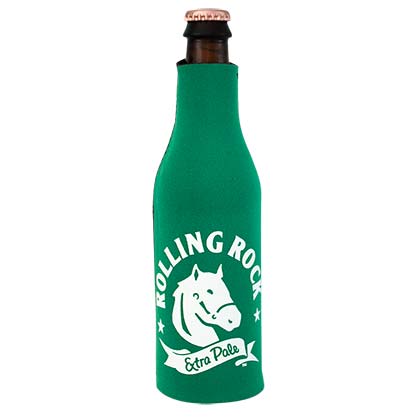 Rolling Rock Green Bottle Hugger Insulator