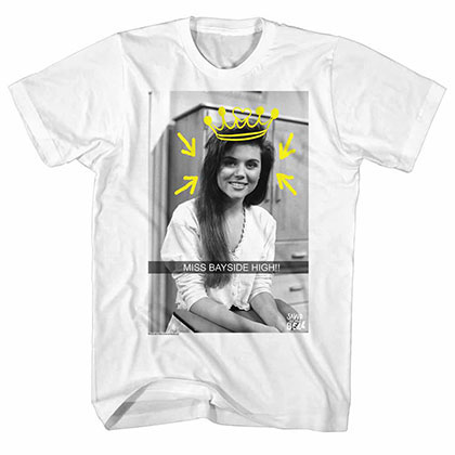 Saved By The Bell Miss Bayside Snap White T-Shirt