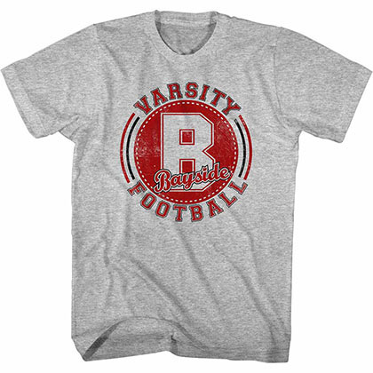 Saved By The Bell Varsity Football Gray T-Shirt