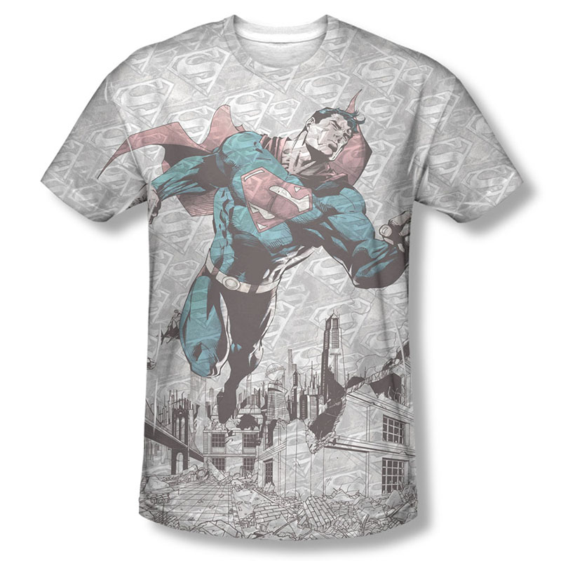 gray superman shirt