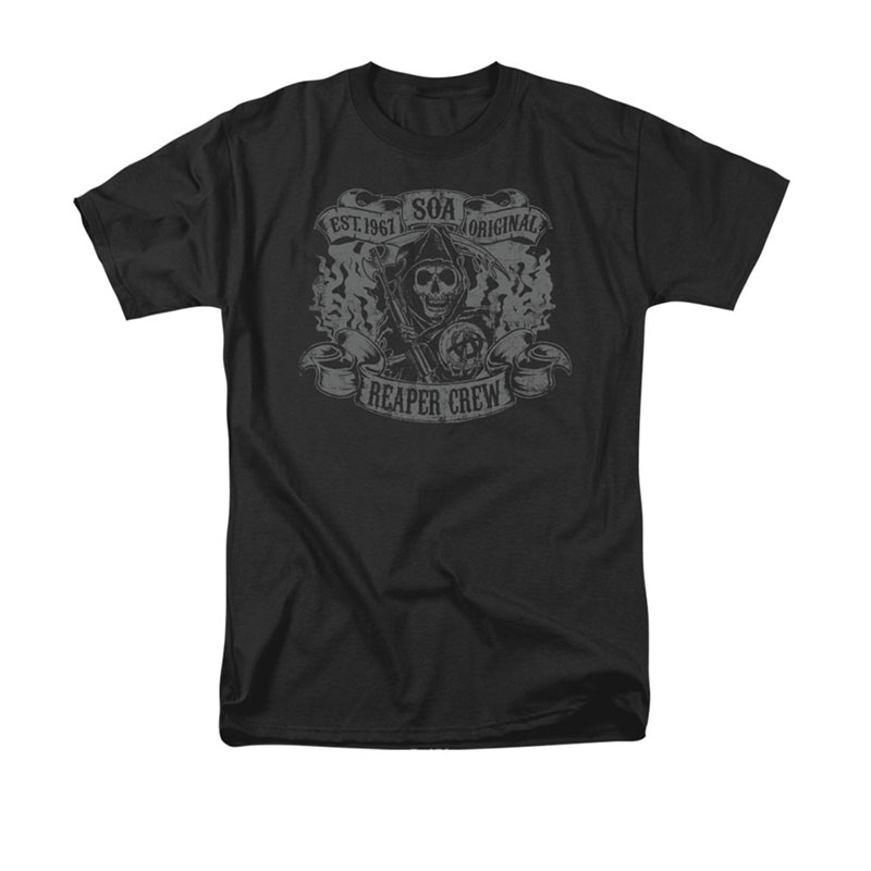 Sons Of Anarchy Original Reaper Crew Black T-Shirt