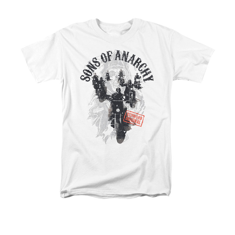 Sons Of Anarchy Reapers Ride White T-Shirt
