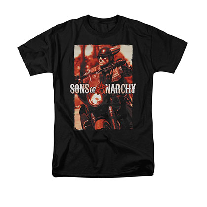 Sons Of Anarchy Code Red Black T-Shirt