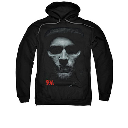 Sons Of Anarchy Skull Face Black Pullover Hoodie