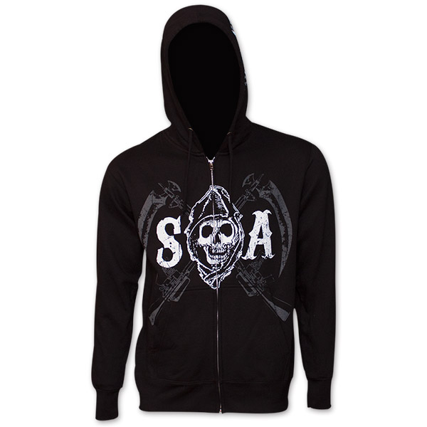 Sons Of Anarchy Reaper Crew Motorcycle Club Hoodie | TVMovieDepot.com