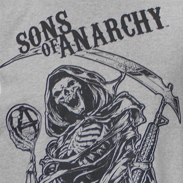 Sons Of Anarchy Men's New Reaper Grey Tank Top | TVMovieDepot.com