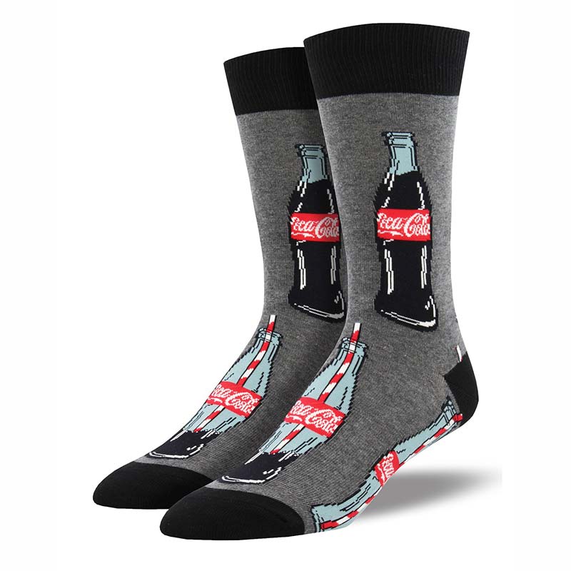 Coca Cola Grey Last Drop Men's Socks Coca Cola Grey Last Drop Men's Socks