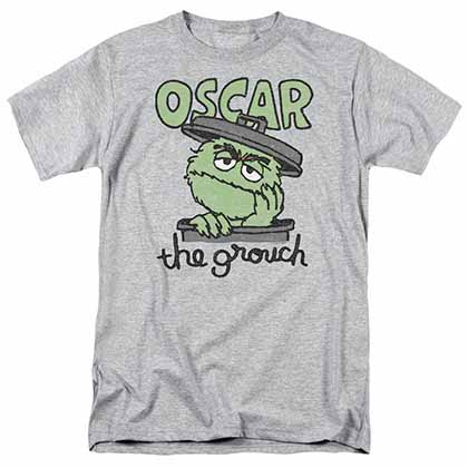 Sesame Street Canned Grouch Gray T-Shirt