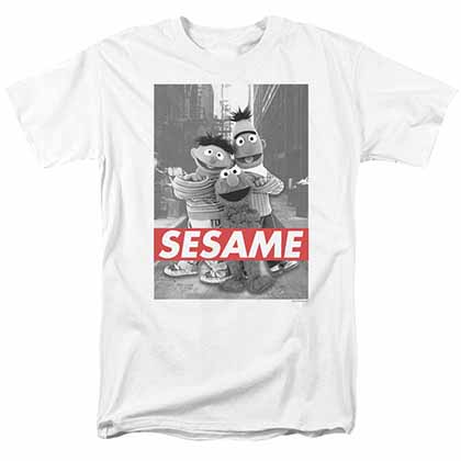 Sesame Street Sesame White T-Shirt