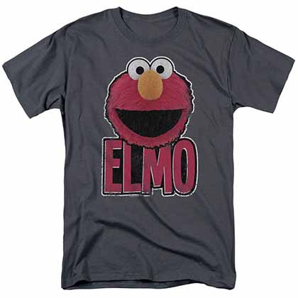 Sesame Street Elmo Smile Gray T-Shirt