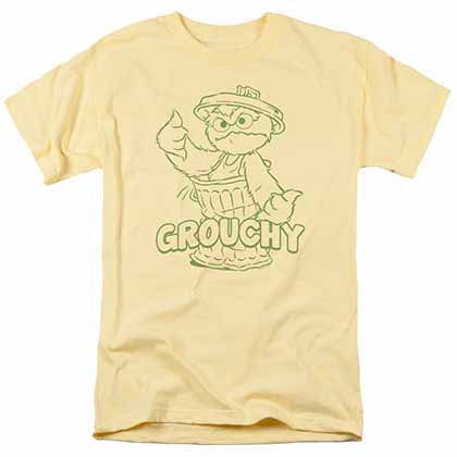 Sesame Street Grouchy Yellow T-Shirt