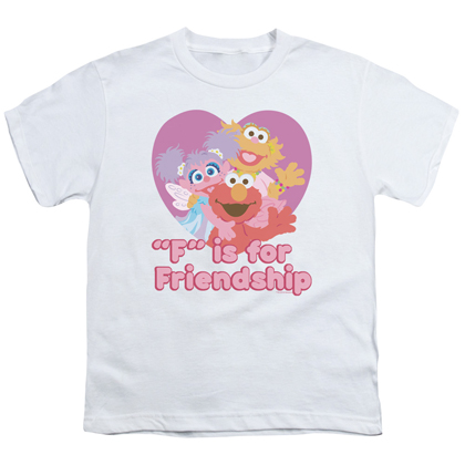 Sesame Street F Is For Friendship Youth Tshirt