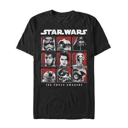 Star Wars Force Awakens Grid Tshirt