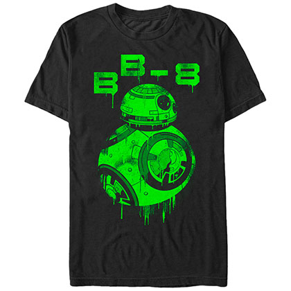 Star Wars Oozing BB8 Black T-Shirt