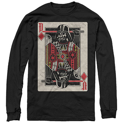 Star Wars In The Cards Black Long Sleeve T-Shirt