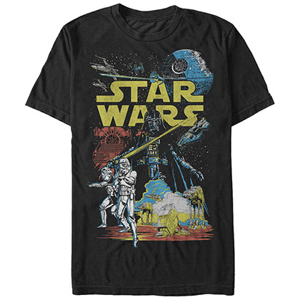 Star Wars The Empire Classic Black T-Shirt